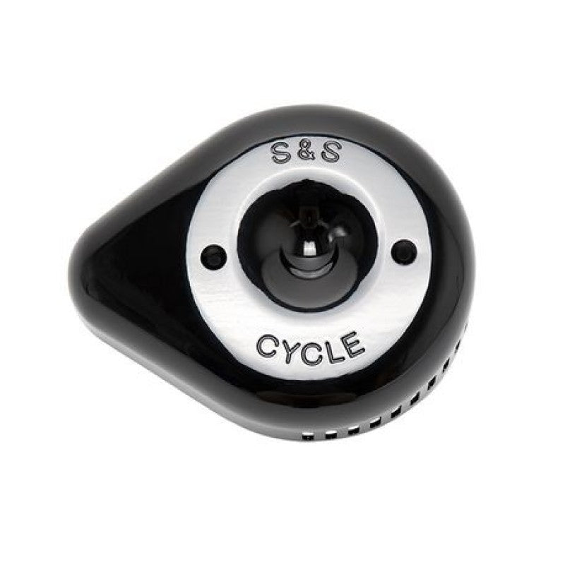 S&S Cycle Air Cleaner Cover Stealth Teardrop - Black