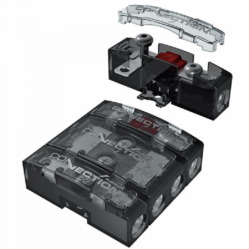 Connection BFH 14B.1 Connection 4 AWG Input and 4 AWG Output Single Position AFS Modular Fuse Holder (16pcs - Bulk)