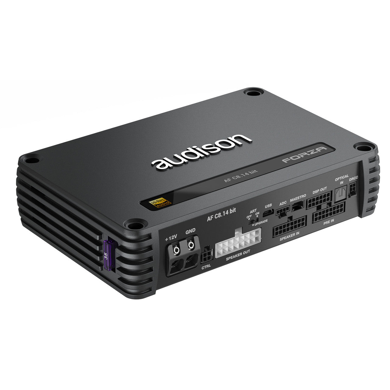 Audison - AF-C8.14-bit Audison AF-C8.14-bit 8-Channel Amplifier with 14-Channels - View 1