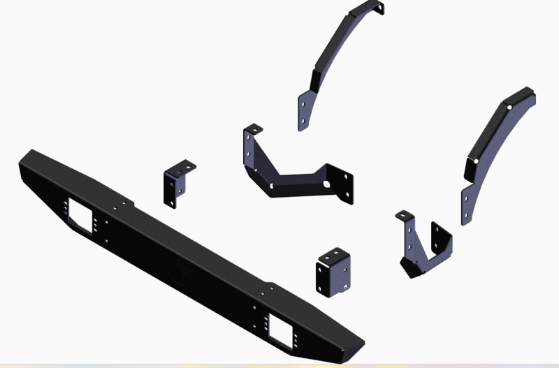 KFI 2024 Polaris Xpedition ADV/5/XP/5 Bumper Rear Formed