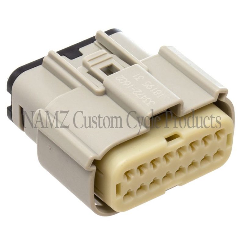 NAMZ Molex 16-Position Female Connector - Gray