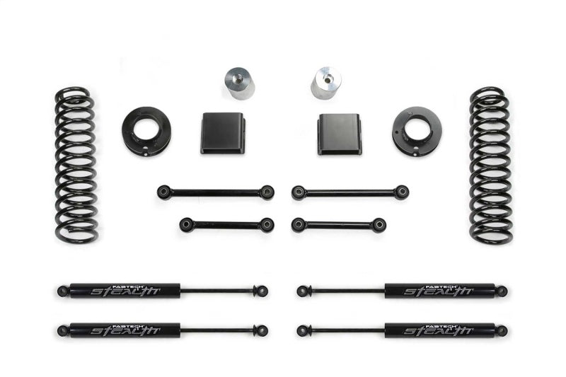 Fabtech 2020 Jeep Gladiator JT 6 Cyl 4WD 3in Sport System w/Stealth Shocks