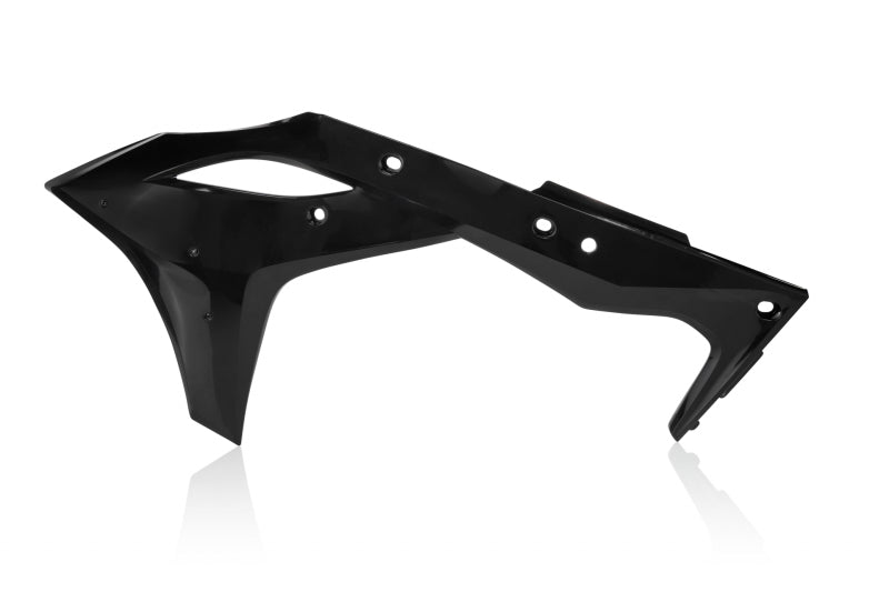 Cycra Powerflow Radiator Shrouds Kawasaki - Black