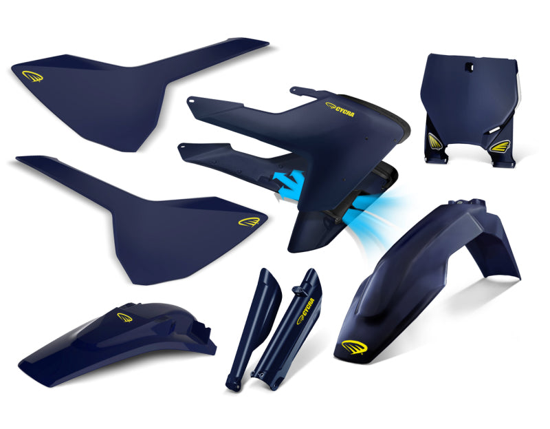 Cycra Powerflow Body Kit Husqvarna - Blue