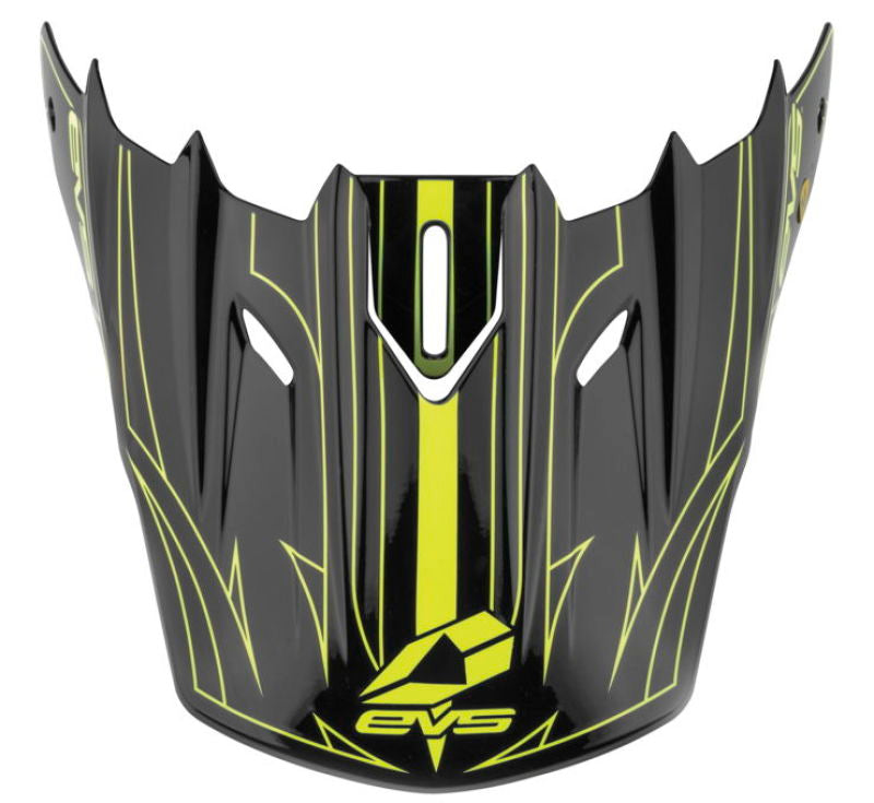 EVS T5 Piner Visor Blk Hivis Yel