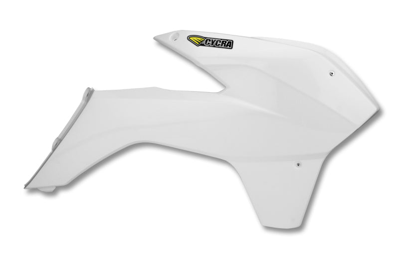Cycra Powerflow Intake Radiator Shrouds KTM - White