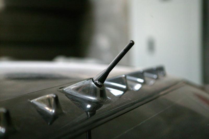 AP Universal V2 Shorty Aluminum Black Antenna