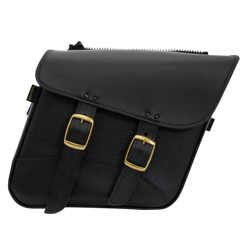 Willie & Max Brass Monkey Slant Saddlebag