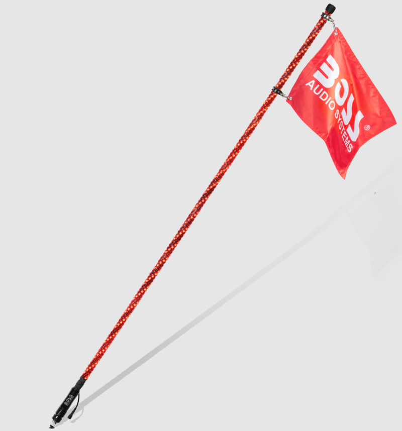 BOSS Audio Systems ATV Whip Antenna/ 72 inch/ Multicolor/ IP67 Weatherproof - View 1