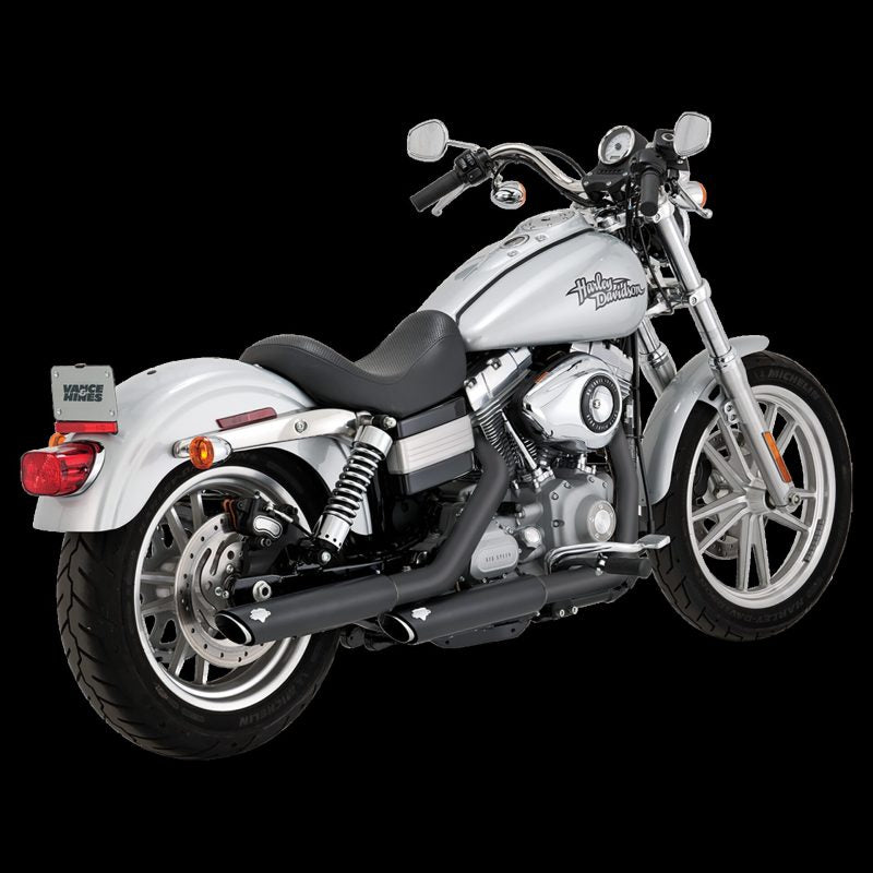 Vance and Hines 3 Twin Slash Slip-Ons Pcx Blk