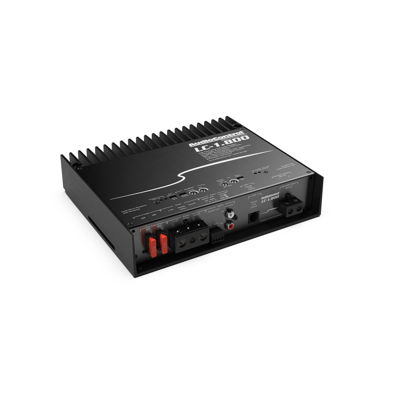 Audio Control LC-1.800 High-Power Mono Subwoofer Amplifier with Accubass - View 1