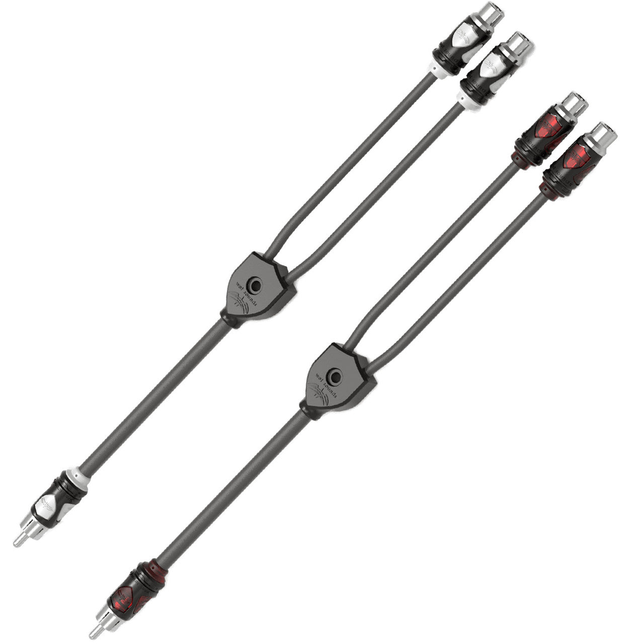 Wet Sounds WWX-RCA M-2F Y RCA Y Adapter Male To 2 Female - View 3