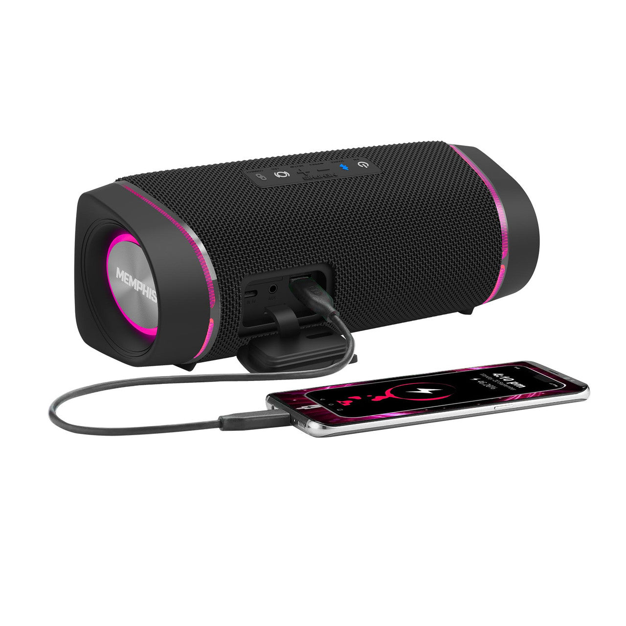 Memphis MFLOWBTK Flow - Wireless Bluetooth & Aux Speaker, IPX7 Water Resistance, - View 1