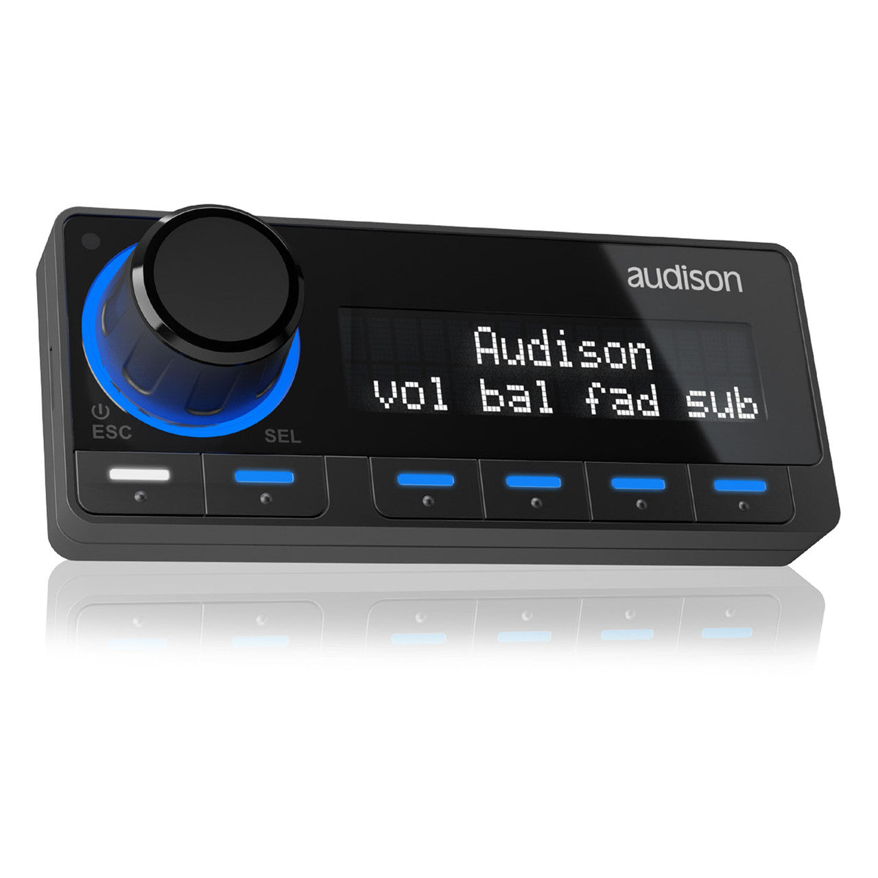 Audison DRC MP Multimedia Play Digital Remote Control - View 1