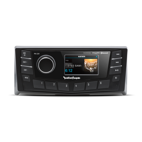 Rockford Fosgate  AM/FM/WB Multi-Zone Digital Media Receiver 2.7" Display w/ CAN - View 1