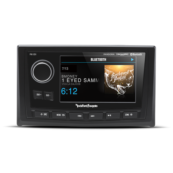 Rockford Fosgate  Full Function Wired 5" TFT Display Head - PMX-8DH - View 1