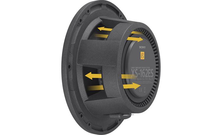 Sony XS-162ES Mobile ES™ 6 1/2" (16cm) 2-Way Component Speakers