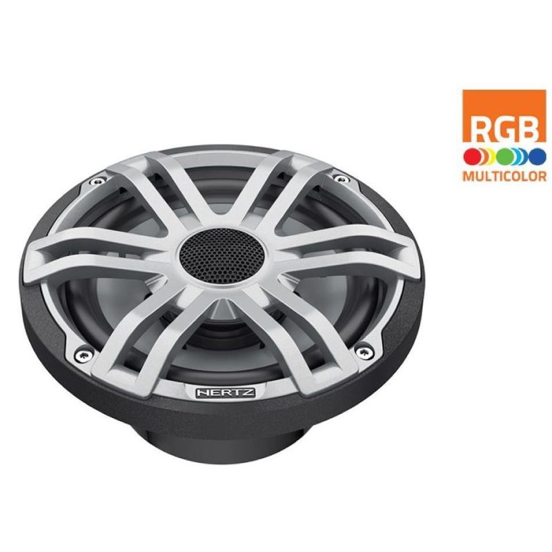 Hertz HMX 8 S-LD-G 224 (8.8) mm (in.) | 123 (4.84) mm (in.) | Hi-end Led Coax | 200 W | 4 Ohm