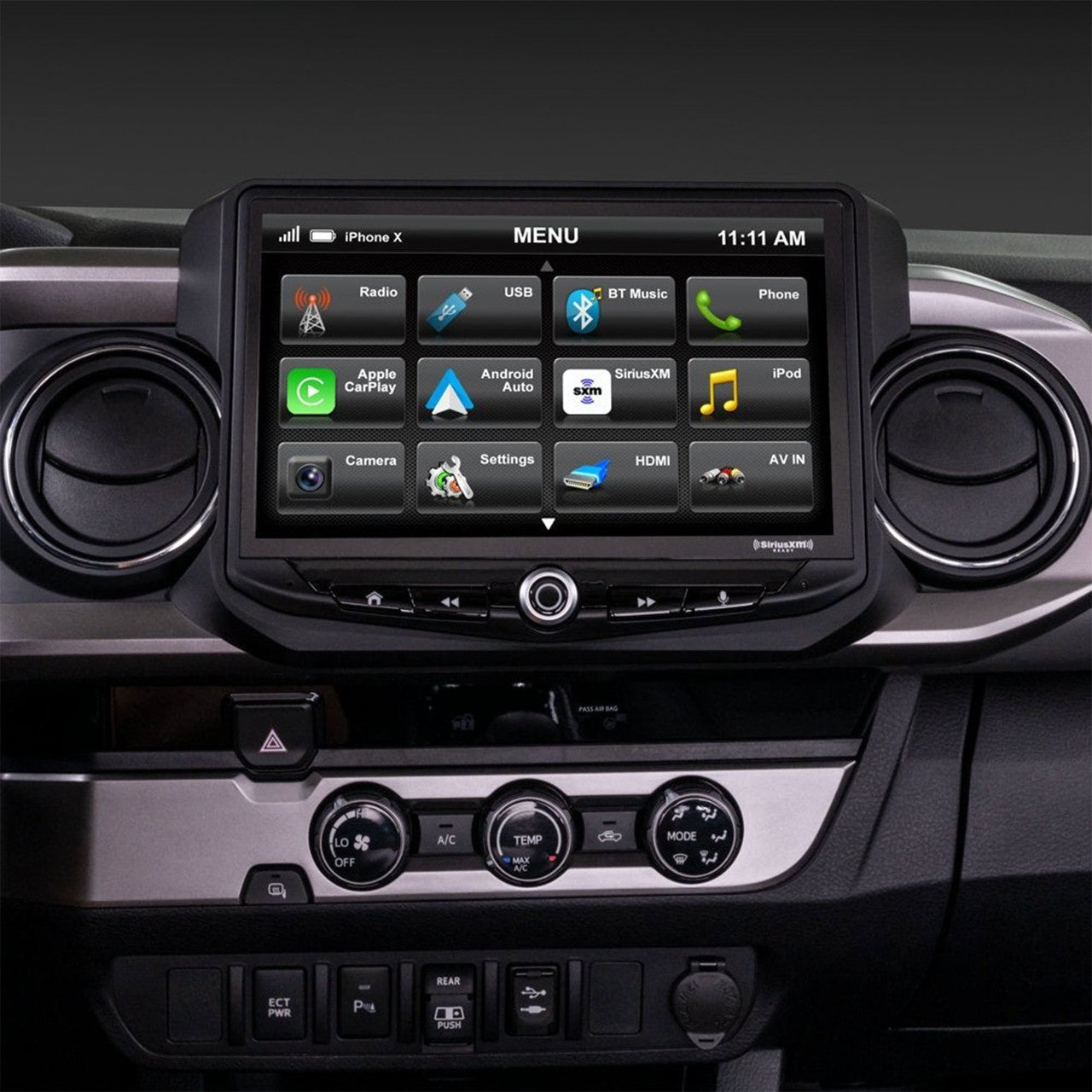 Stinger SR-TAC16H RadioPro 2016-2021 Toyota Tacoma Installation Kit for HEIGH10® Multimedia Head Unit w/ Apple Car Play