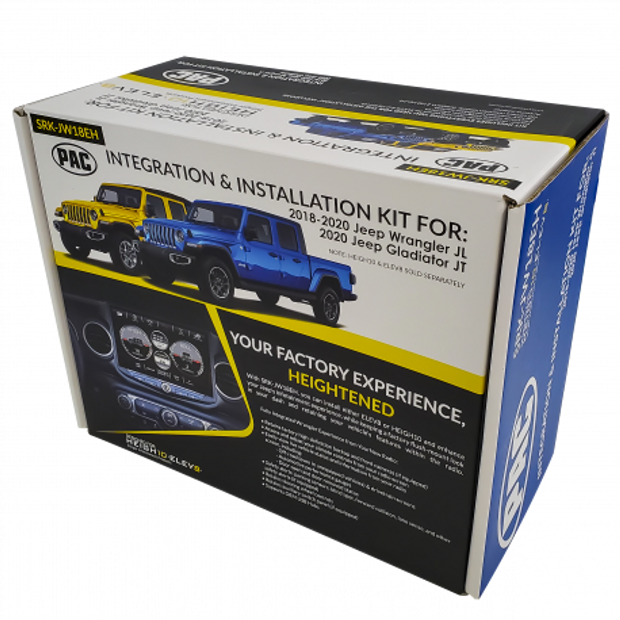 Stinger SRK-JW18EH ELEV8 & HEIGH10 Installation Kit for Wrangler JL 2018+ & Gladiator 2020+