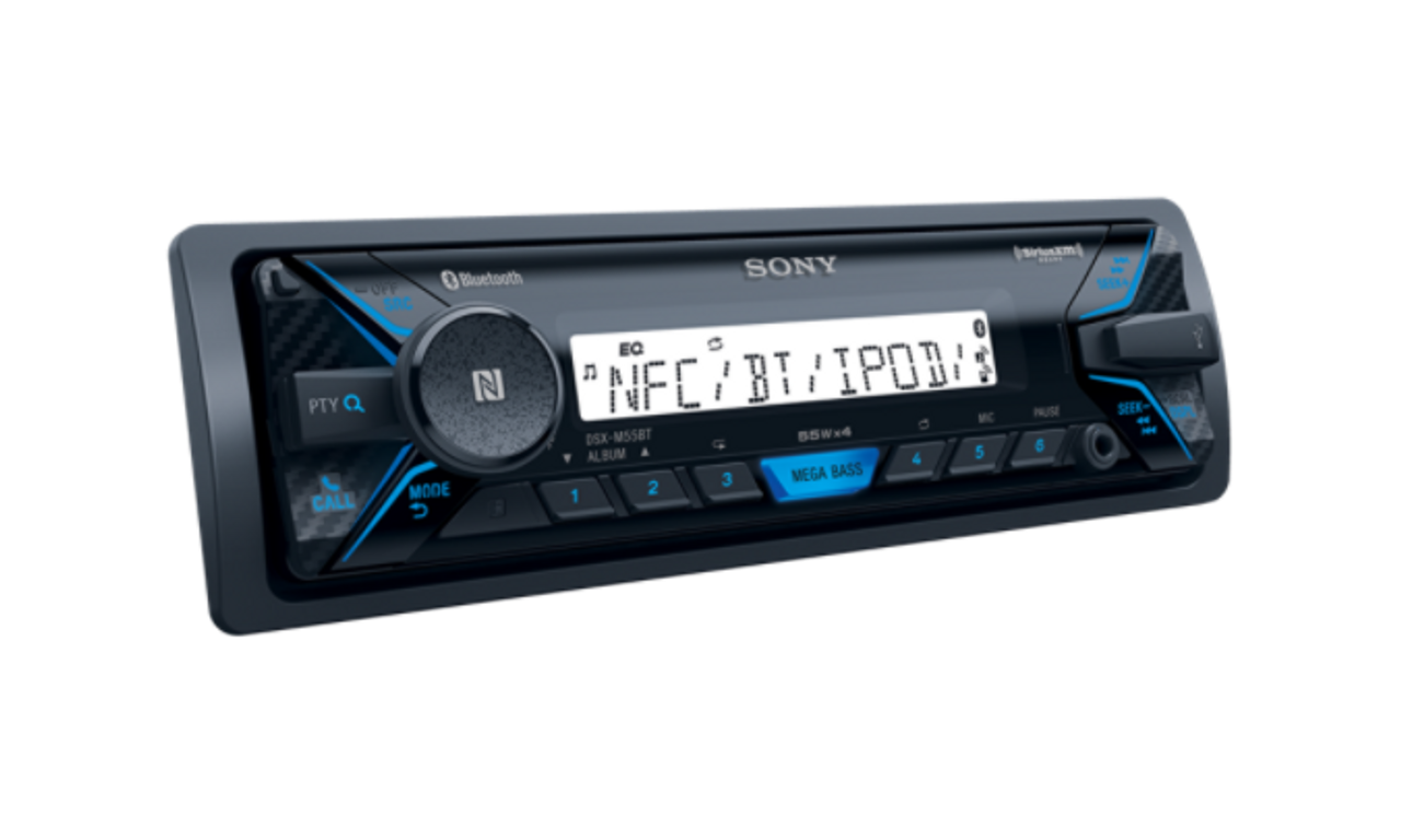 Sony DXSM5511BT Marine Radio Package with a DSX-M55BT Radio & Two 6.5" Speakers