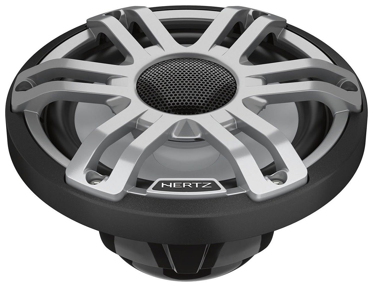 Hertz HMX 6.5 S-LD-G 6.5" Grey Hi-End Marine RGB LED Coaxial Speakers (Pair)